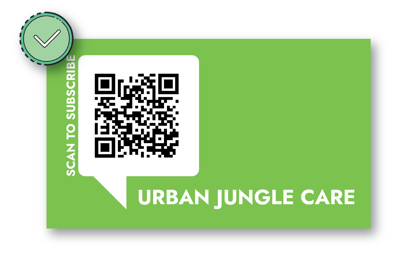Le code QR figurant sur cette carte de visite présente un bon contraste entre le noir et le blanc.