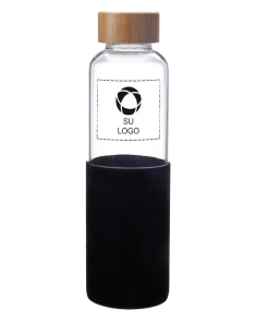 Botella de agua de vidrio