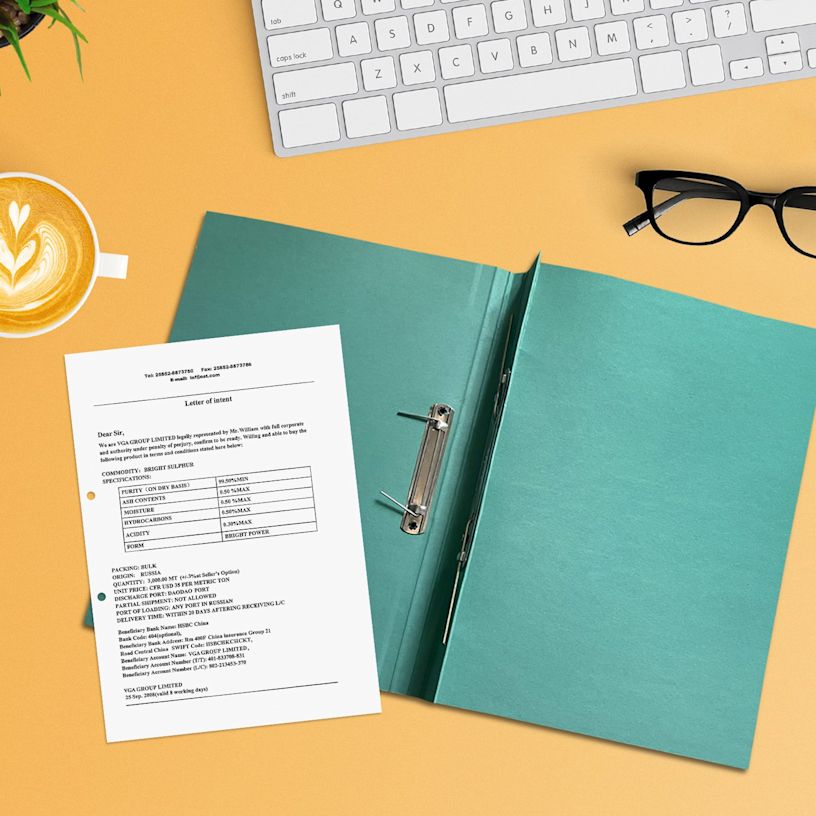 Example 2 of selected product