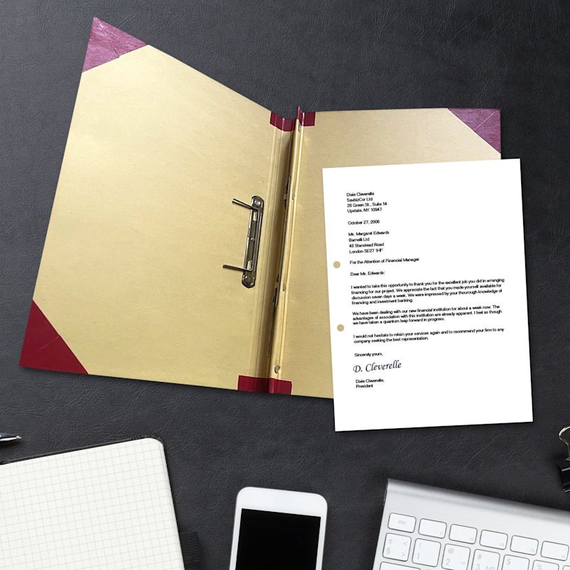 Example 4 of selected product