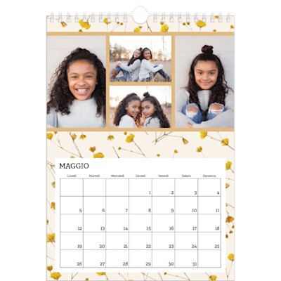 Esempio di pagina 5, Calendari da parete, opzione 6