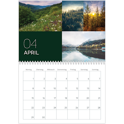 Beispiel für Seite 4, Wandkalender 2026, Option 10