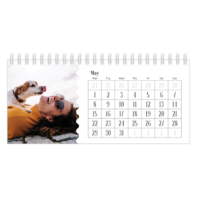 Example of page 5, Custom Desk Calendars, option 16