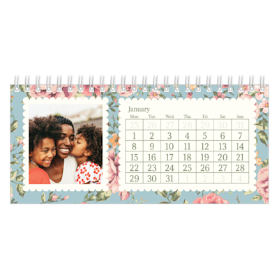 Example of page 1, Custom Desk Calendars, option 9