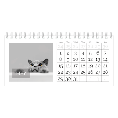 Example of page 5, Custom Desk Calendars, option 24