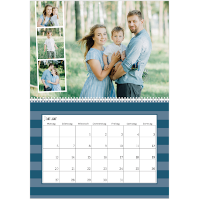 Beispiel für Seite 1, Wandkalender 2026, Option 8