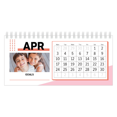 Example of page 4, Custom Desk Calendars, option 14
