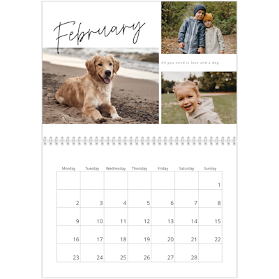 Example of page 2, Custom Wall Calendars, option 24