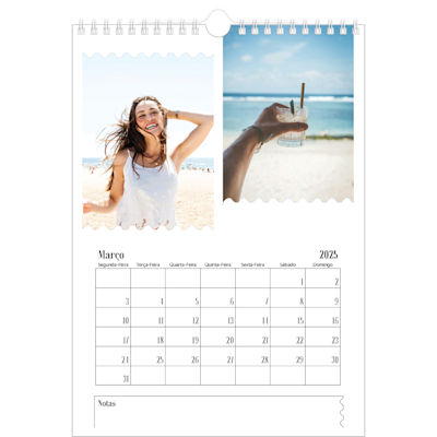 Exemplo de página 3, Calendários de parede, opção 23