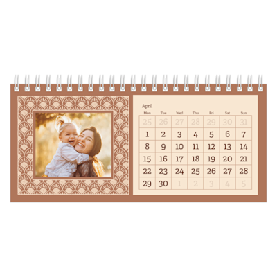Example of page 4, Custom Desk Calendars, option 15
