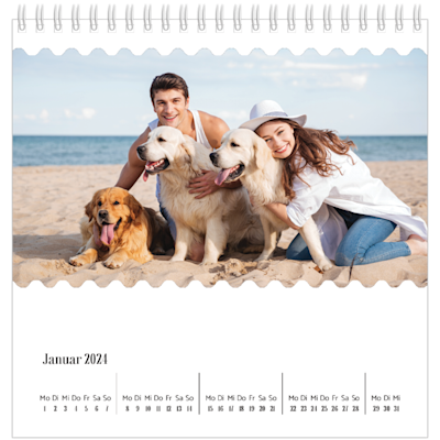 Beispiel für Seite 1, Tischkalender 2025, Option 18
