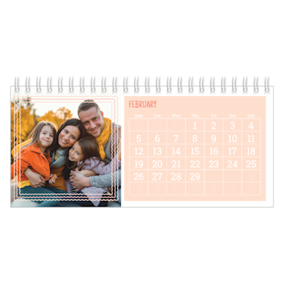 Example of page 2, Custom Desk Calendars, option 21