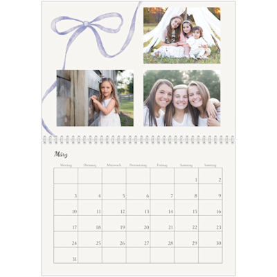 Beispiel für Seite 3, Wandkalender 2026, Option 24