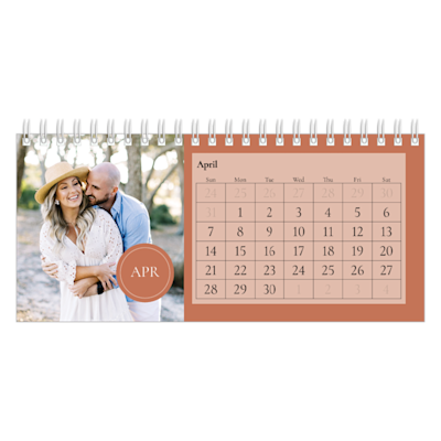 Example of page 4, Desk Calendars, option 2