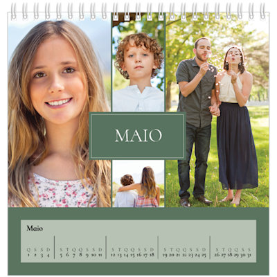 Exemplo de página 5, Calendários de mesa personalizados, opção 4