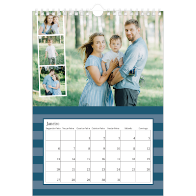 Exemplo de página 1, Calendários de parede, opção 13