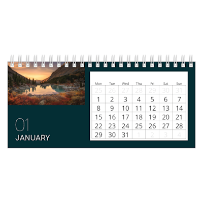 Example of page 1, Custom Desk Calendars, option 5