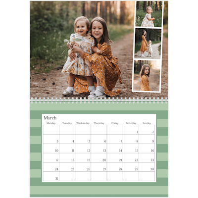 Example of page 3, Custom Wall Calendars, option 15