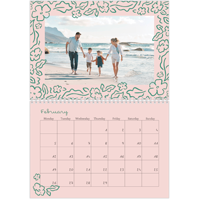 Example of page 2, Custom Wall Calendars, option 22