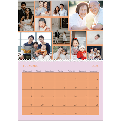 Esimerkki sivusta 5, Seinäkalenterit, vaihtoehto 22