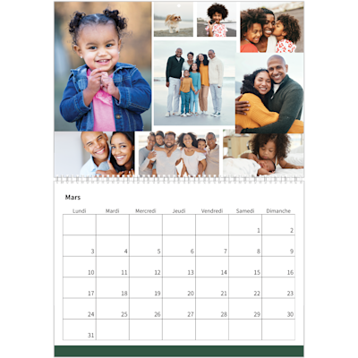 Exemple de page 3, Calendrier mural, option 15