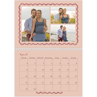 Beispiel für Seite 4, Wandkalender 2026, Option 21