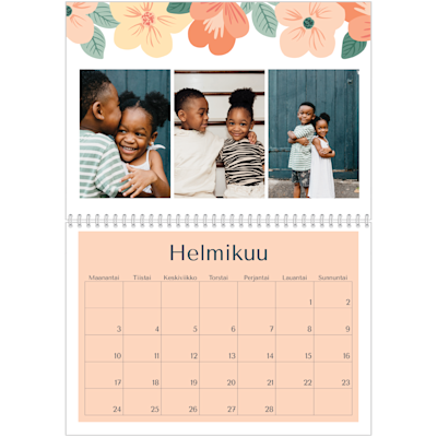 Esimerkki sivusta 2, Kiiltävät valokuvakalenterit, vaihtoehto 11