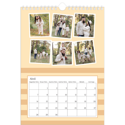 Exemplo de página 4, Calendários de parede, opção 13