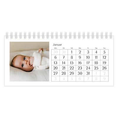 Beispiel für Seite 1, Tischkalender 2026, Option 24