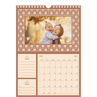 Ejemplo de página 4, Calendarios de pared personalizados, opción 20