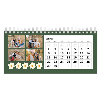Ejemplo de página 4, Calendarios de escritorio personalizados, opción 12