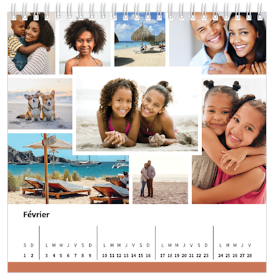 Exemple de page 2, Calendriers de bureau personnalisés, option 15