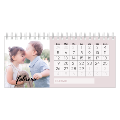 Ejemplo de página 2, Calendarios de escritorio personalizados, opción 6