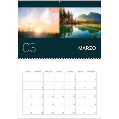 Esempio di pagina 3, Calendari da parete, opzione 15