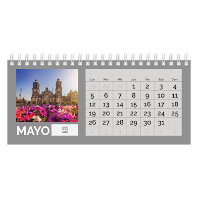 Ejemplo de página 5, Calendarios de escritorio personalizados, opción 7