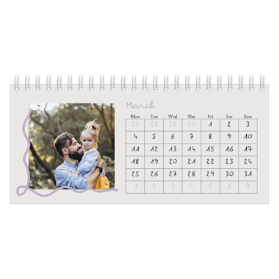 Example of page 3, Custom Desk Calendars, option 8