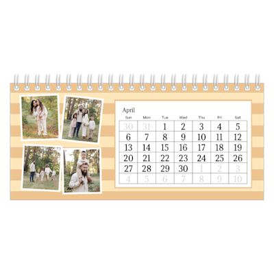 Example of page 4, Desk Calendars, option 7
