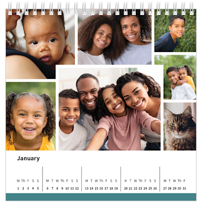 Example of page 1, Desk Calendars, option 15