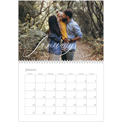 Example of page 1, Custom Wall Calendars, option 8