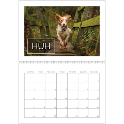 Esimerkki sivusta 4, Seinäkalenterit, vaihtoehto 10
