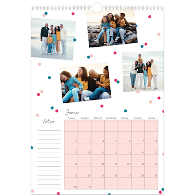 Beispiel für Seite 1, Wandkalender 2026, Option 6