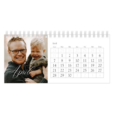 Ejemplo de página 4, Calendarios de escritorio personalizados, opción 10