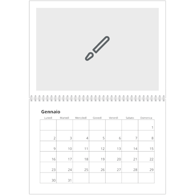 Esempio di pagina 1, Calendari da parete, opzione 1