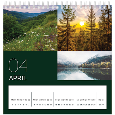 Beispiel für Seite 4, Tischkalender 2025, Option 6