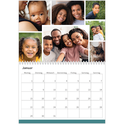 Beispiel für Seite 1, Wandkalender 2026, Option 22