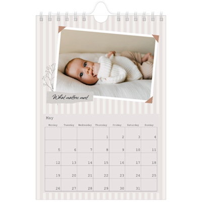 Example of page 5, Custom Wall Calendars, option 5