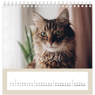 Beispiel für Seite 2, Tischkalender 2025, Option 20