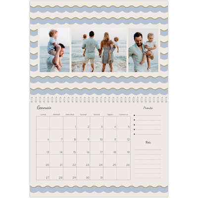 Esempio di pagina 1, Calendari da parete, opzione 20