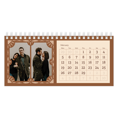 Example of page 2, Custom Desk Calendars, option 15
