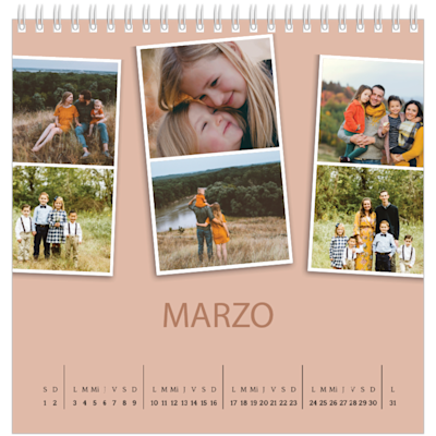 Ejemplo de página 3, Calendarios de mesa personalizados, opción 12